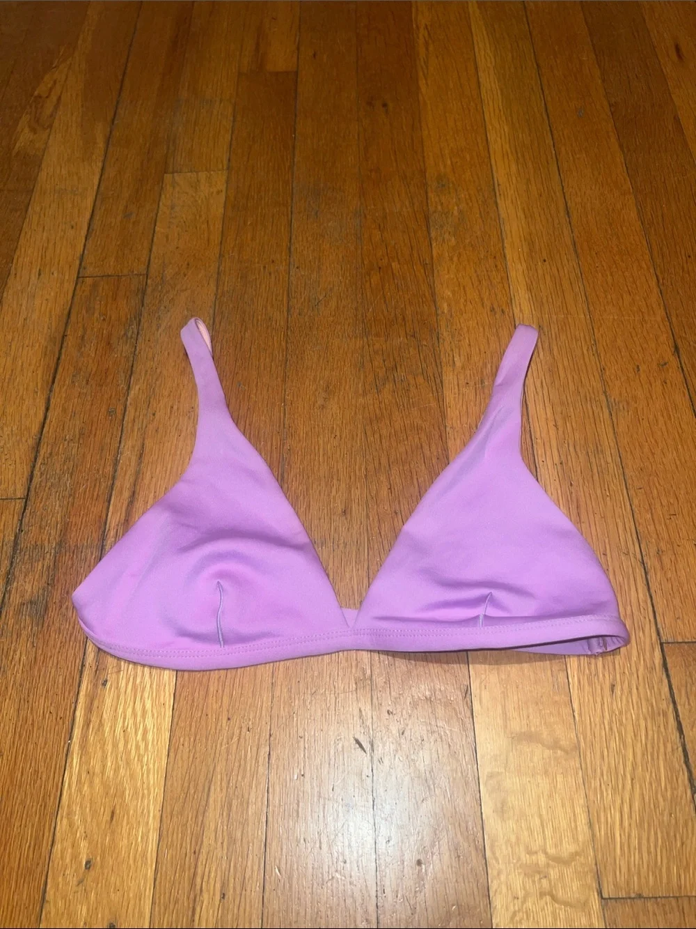 Left On Friday Lilac Triangle Bikini Top